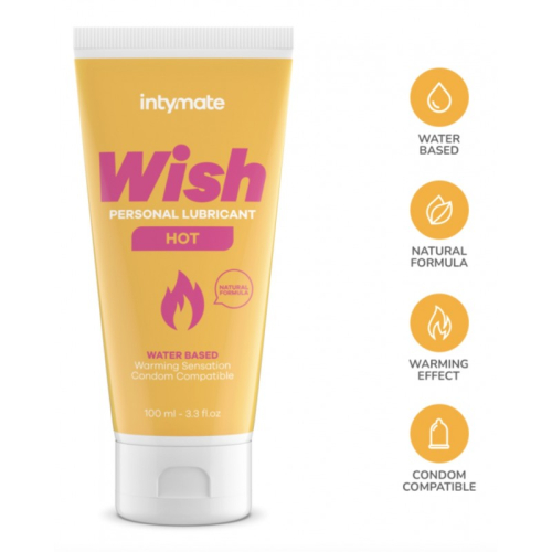 Лубрикант на водній основі з гарячим ефектом Intimateline Intymate Wish Hot 100мл - 3