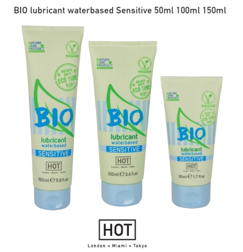 Органический лубрикант с Экстрактом алоэ вера на водной основе Hot Bio Lube Sensitive 50 мл - 2