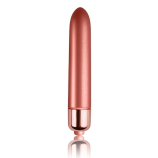 Вібратор кишеньковий для клітора Rocks Off RO-90mm Touch of Velvet Peach Blossom 10 режимів задоволення