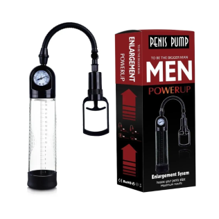 Вакуумна помпа з прозорою манометром CANWIN Penis Pump Men Powerup