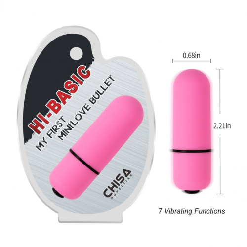 Віброкуль для клітора рожевий Chisa My First Mini Love Bullet - 2