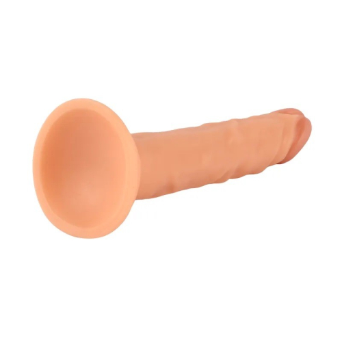 Фаллоимитатор на присоске реалистичный Realistic Dong Flesh Mr. Rude 7.9 бежевый - 3