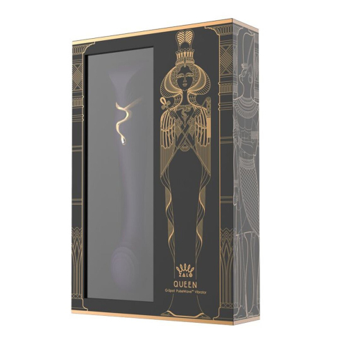 Смартвибратор Пульсатор для точки G фиолетовый с кристаллом Swarovski Zalo Queen Twilight пульсирующая жемчужина - 8