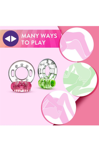 Ерекційне віброкільце рожевого кольору Blush PLAY WITH ME AROUSER - 4