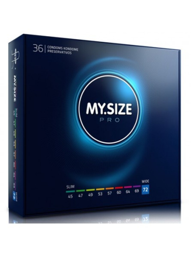 MY SIZE PRO презервативи 72 мм 36 штук Май Сайз про тонкі - 1