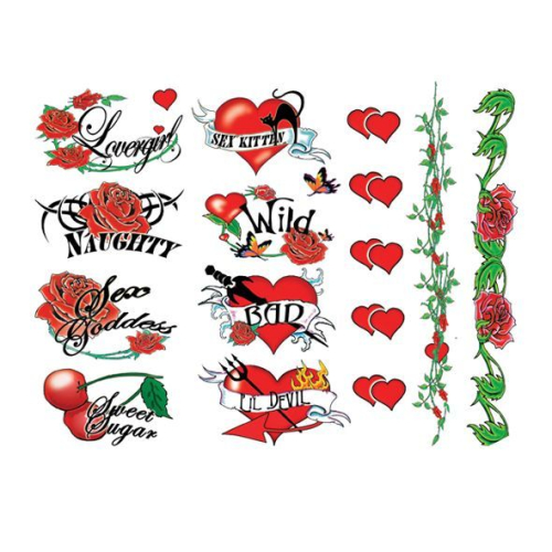 Тимчасове тату Tattoo Set-Sex Goddes - 3