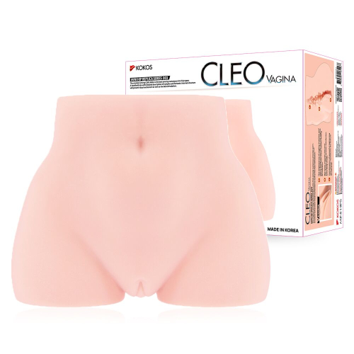 Мастурбатор полуторс Вагина телесного цвета Kokos Cleo - 6