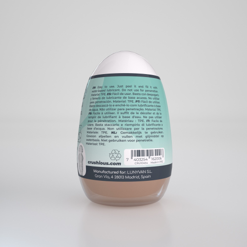 Мастурбатор-яйцо вагина реалистичный телесный CRUSHIOUS EZY EGG THE Novice - 3
