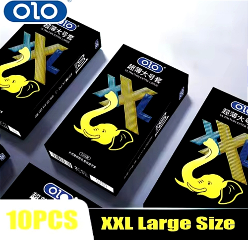 Презервативы ультратонкие с гиалуроновой кислотой OLO размер XXL 10 штук - 2