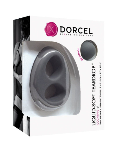 Эрекционное кольцо двойное- мужская сила и продление полового акта Dorcel Liquid-Soft Teardrop - 2