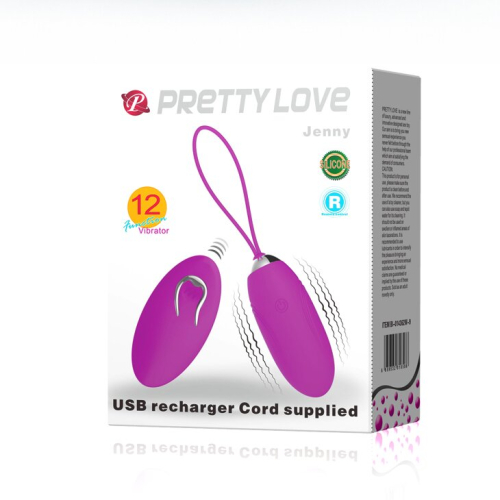 Віброяйце LYBAILE Pretty Love Jenny з ПУ фіолетове - 9
