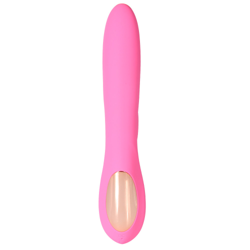 Вібратор-кролик з кліторальним язичком рожевий Xise Pearl Licking vibrator - 5