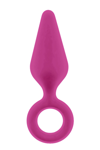 Анальний корок з кільцем рожевого кольору Dream Toys FLIRTS PULL PLUG - 1