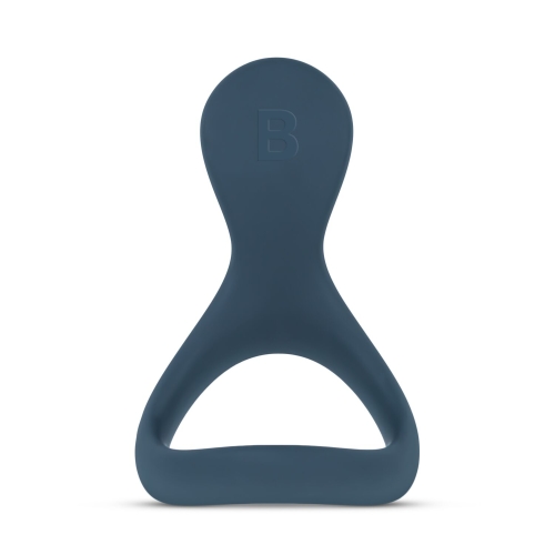 Эрекционное кольцо черного цвета Boners Cock ring - 4