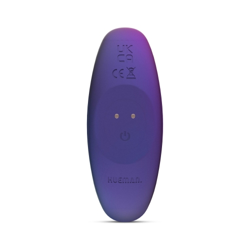 Анальна вібропробка з пульсацією фіолетова Hueman Supernova Thrusting Buttplug - 5