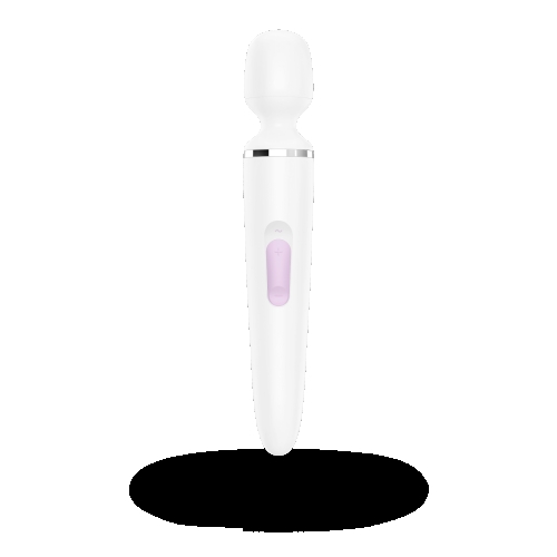 Вібромасажер для тіла і ерогенних зон Satisfyer Wand-er білий - 5