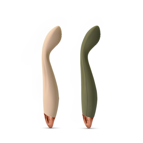 Вібратор для стимуляції точки G та клітора жовтий Sweet Em Velvet Lure - 10