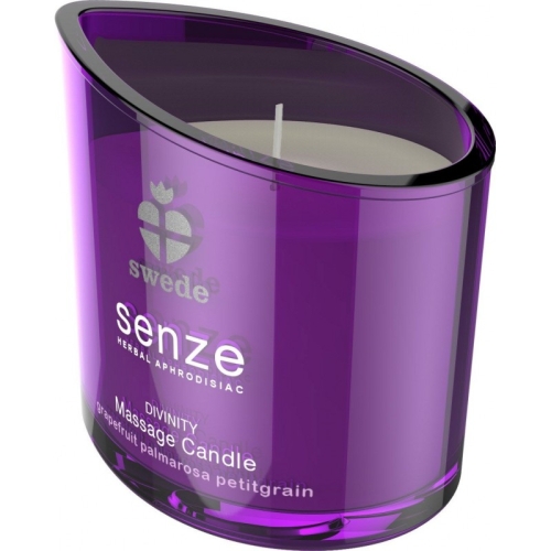Свічка для масажу з ароматом грейпфруту Swede Senze Divinity Massage Candle 50 мл - 3