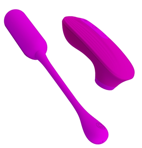 Вакуумний стимулятор і віброяйце для стимуляції клітора Pretty Love CURUPIRA Multifunctional - 4