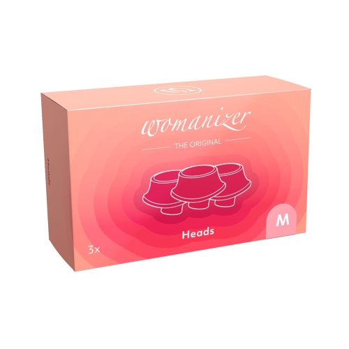 Сменные насадки для Womanizer типа A Premium Classic Liberty и Starlet 2 розового цвета размер M 3 штуки - 4