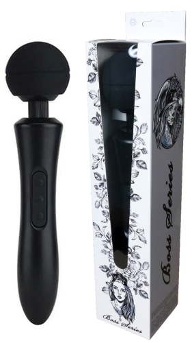 Вібромасажер пульсатор мікрофон універсальний чорного кольору BOSS of TOYS Massager Ultra - 1