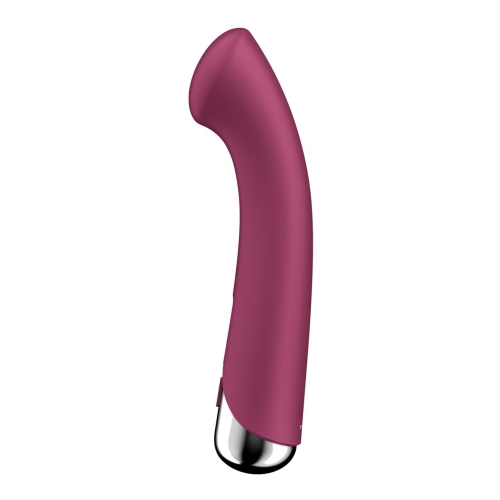 Вибратор вагинальный и для точки G с ротацией красного цвета Satisfyer Spinning G-Spot 1 - 3