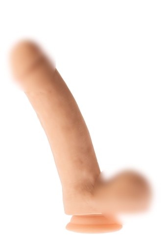 Гибкий фаллоимитатор реалистичный на присоске бежевый DREAM TOYS MR. DIXX MAGIC MILO 8.3INCH DILDO - 1