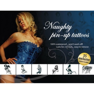 Тимчасове тату Tattoo Set-Naughty Pin-Up