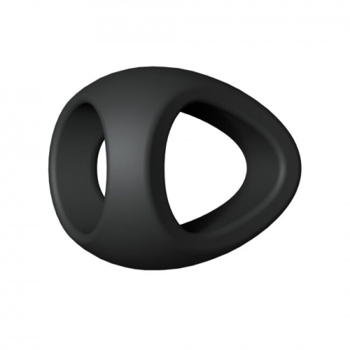 Ерекційне кільце подвійне для пеніса і мошонки чорне Love To Love FLUX RING - 2