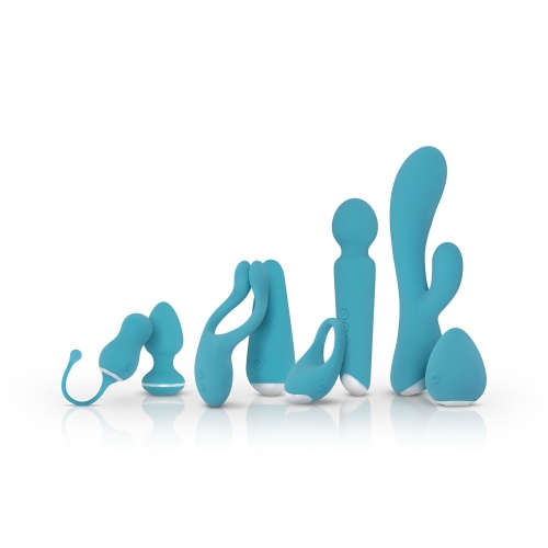 Вібромасажер для ерогенних зон Cala Azul - Maria I Wand Vibrator блакитний - 10