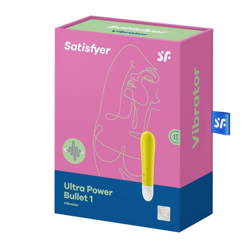 Вибратор для клитора желтый Satisfyer Ultra Power Bullet 1 - 7