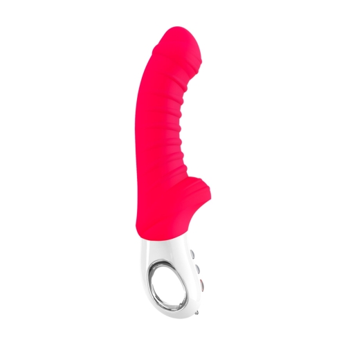 Вибратор для точки G Fun Factory TIGER india red, ребристый, подходит для анальной стимуляции - 4