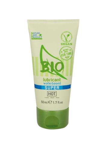 Органічний лубрикант вагінальний на водній основі Hot Bio Lube Super 50 мл - 1