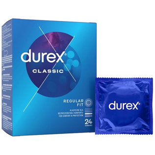 Презервативы классические Durex Classic Regular fit 24 штук