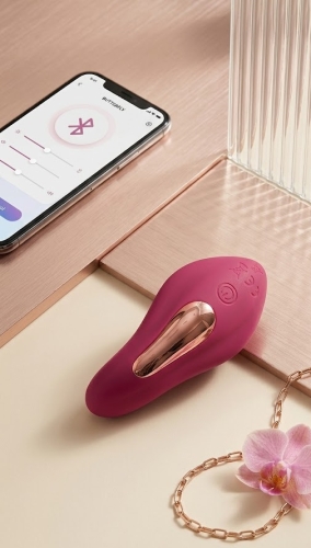 Смарт вібротрусики кліторальні рожеві Sexy desires BUTTERFLY Wearable Vibration Egg - 3