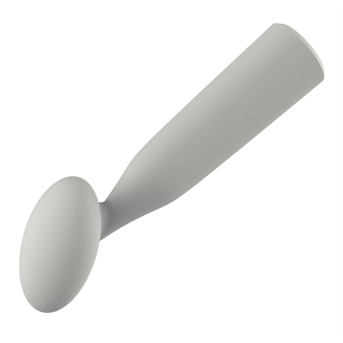 Точечный вибратор в форме мини-микрофона серый Dream Toys NUDE LUNA - 8