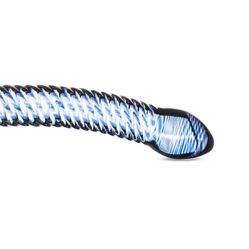 Скляний фалос ребристий Gildo Glass Dildo No. 5 - 2