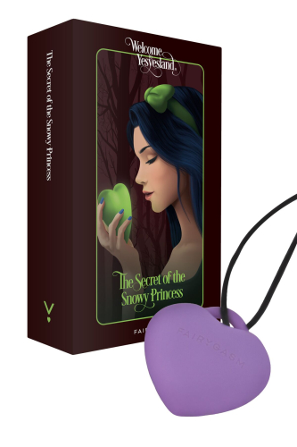 Мини вибратор для клитора фиолетового цвета FairyGasm PleasureStone - 1