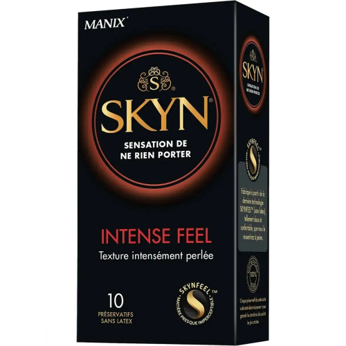Презервативы с рельефом безлатексные из полиизопрена SKYN Intense Feel 5 штук - 2