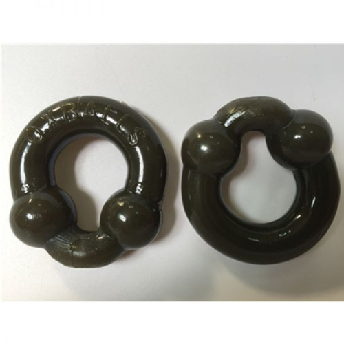 Чорні ерекційні кільця на член силіконові bdsm4u OXBALLS - 1