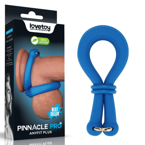 Ерекційна петля на член синього кольору Lovetoy Pinnacle Pro Anyfit Plus Stretcher - 1