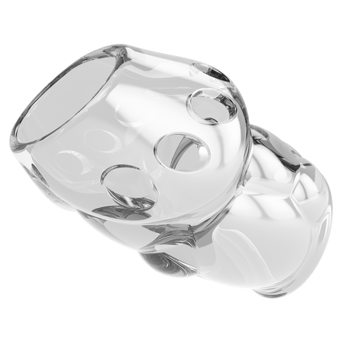 Насадка на член стимулирующая прозрачного цвета Lybaile Pretty Love Oscar Clear - 7