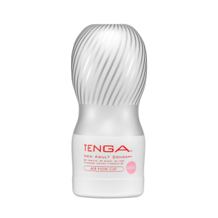 Мастурбатор в футляре белого цвета Tenga Air flow cup gentle