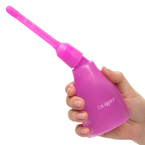 Анальний душ із 2 насадками рожевого кольору California Exotic Novelties 163 мл - 3