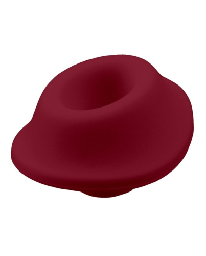 Сменные насадки средние для Womanizer Classic и Premium бордового цвета 3 штуки - 2