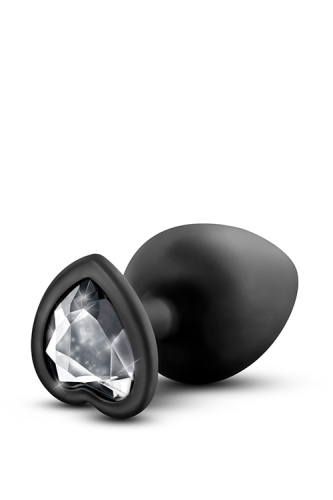 Анальна пробка з каменем чорна TEMPTASIA BLING PLUG LARGE - 3