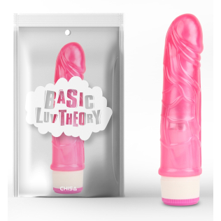 Реалістичний вібратор рожевий CHISA Basic Luv Theory Stud Rod