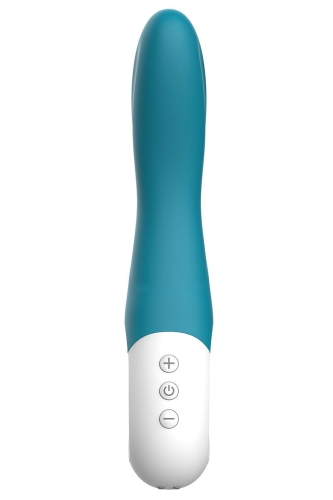 Вібратор вагінальний та для точки G бірюзового кольору Liebe Bend It Rechargeable - 3
