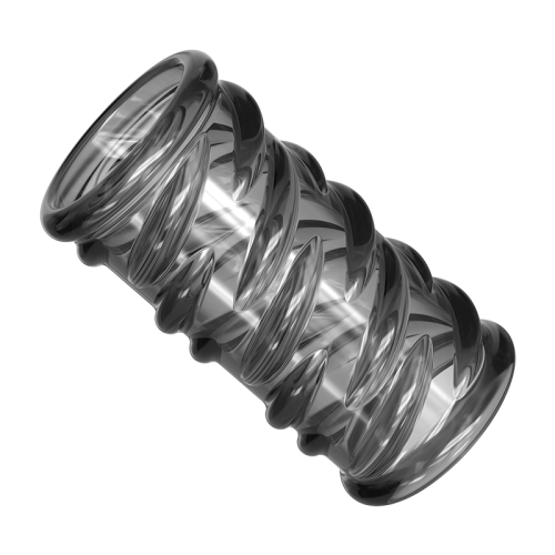 Набір із 6 стимулюючих насадок на пеніс чорного кольору Meleon - Ejaculation Control Rings - 9