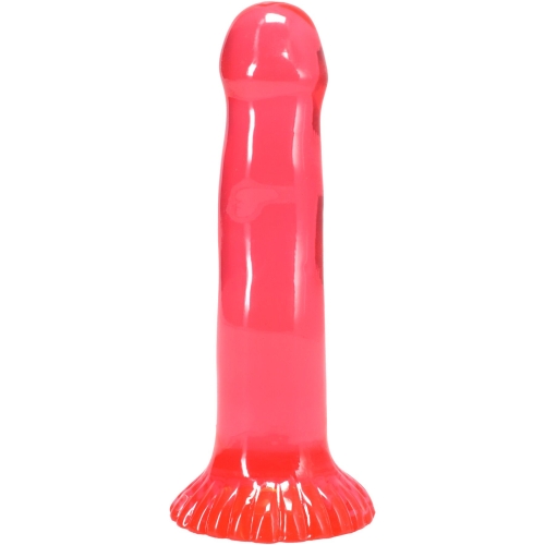 Набор фаллоимитаторов на присоске розовый фиолетовый зеленый Doc Johnson Crystal Jellies - Dong Starter Set - 12